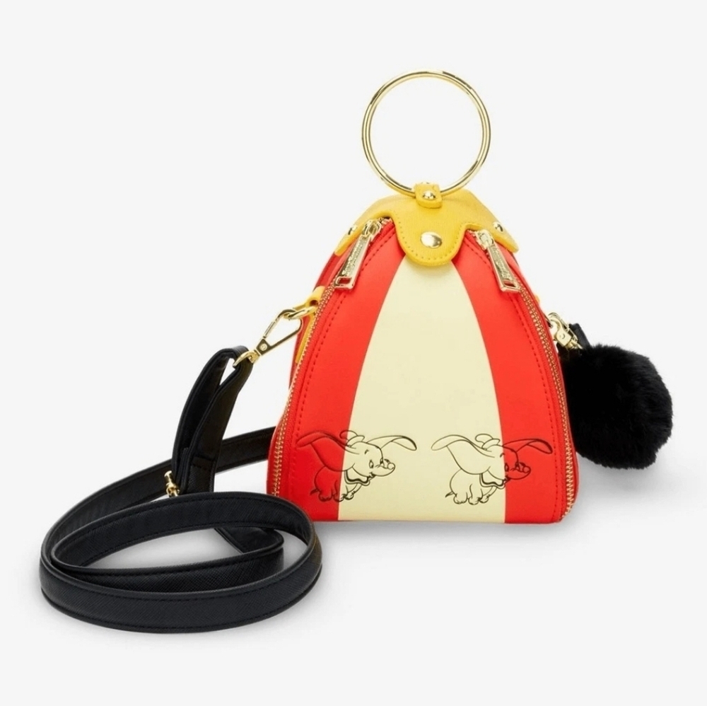 NWT Loungefly Disney Dumbo Circus Tent Figural Crossbody Bag